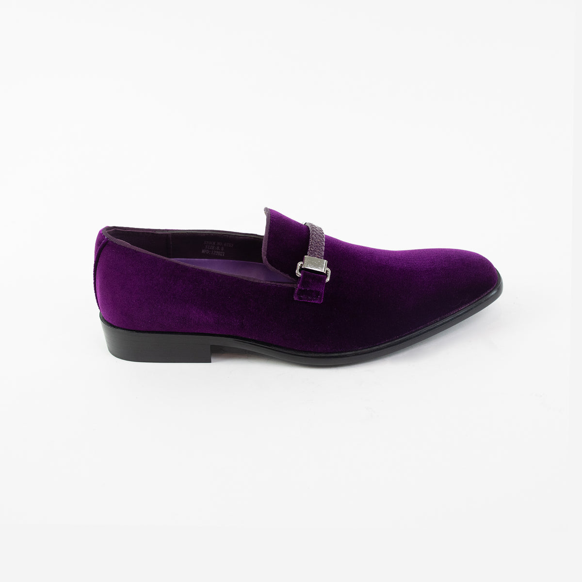 Purple velvet shoes mens online