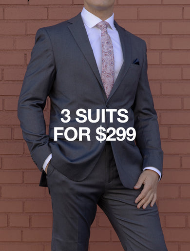 3 Suits for $299