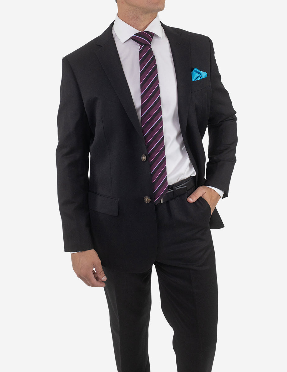 Mens Black Suit - Available in Slim or Modern Fit – Karako Suits