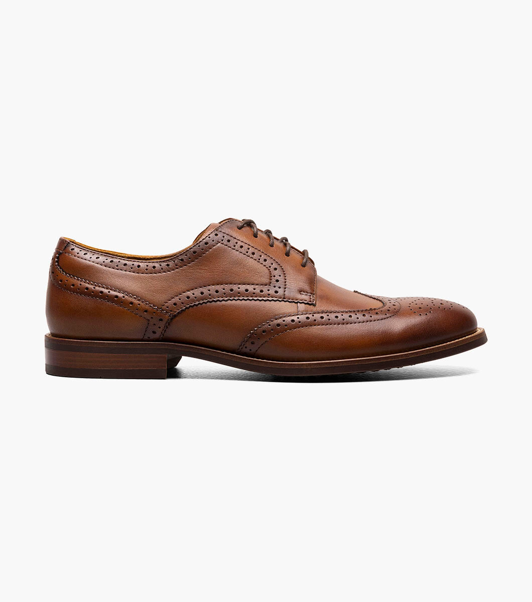 Florsheim Rich Brown Leather Oxfords s-l400.jpg main image 3