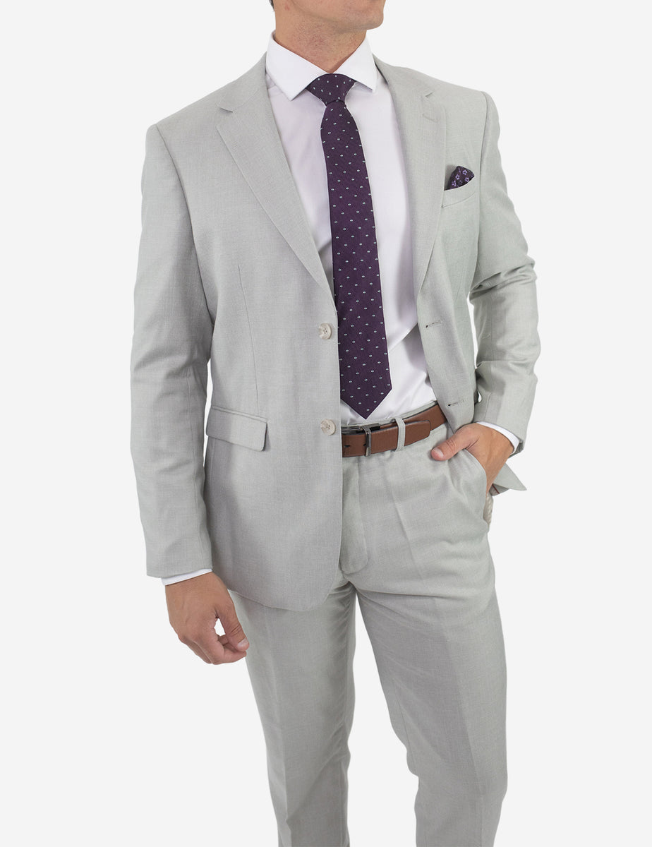 Men's Light Tan Solid Slim Fit Suit – Karako Suits