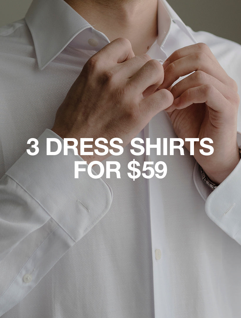 3 Dress Shirts for $59