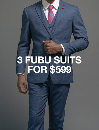 3 FUBU Suits for $599