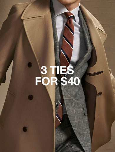 3 Ties for $40