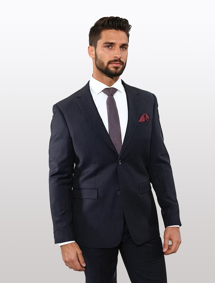 A gentleman exudes sophistication in a Douglas Grahame Men&