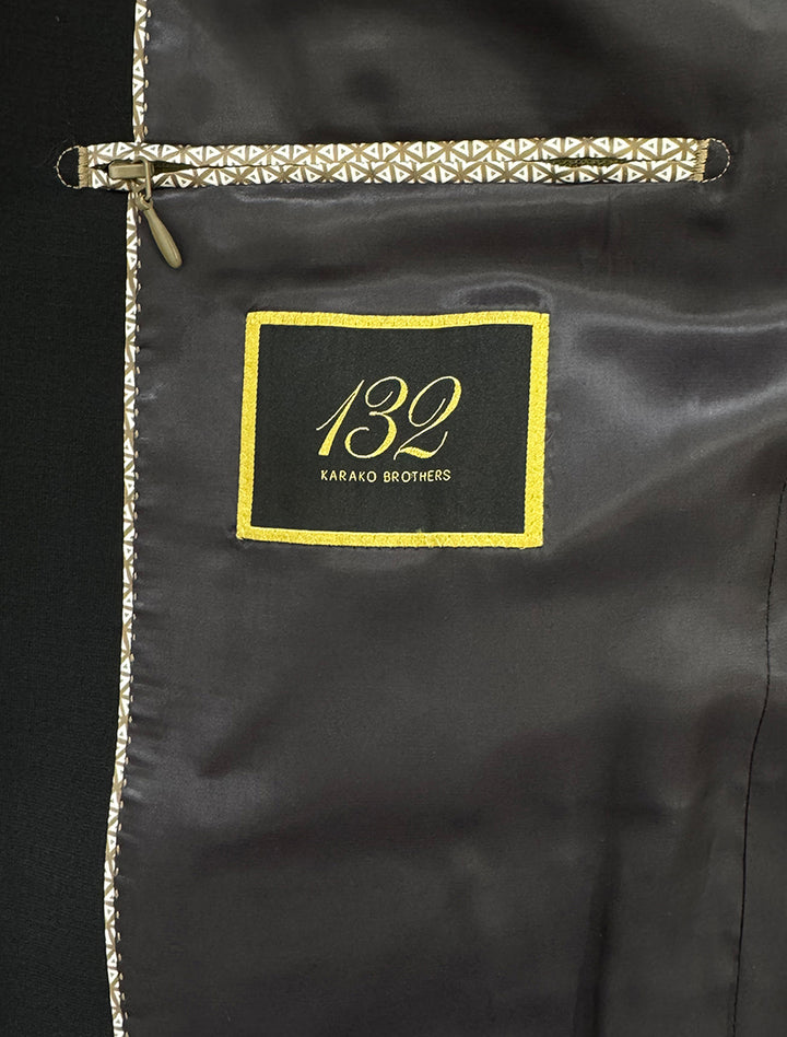 Close-up of the inside pocket of a men&