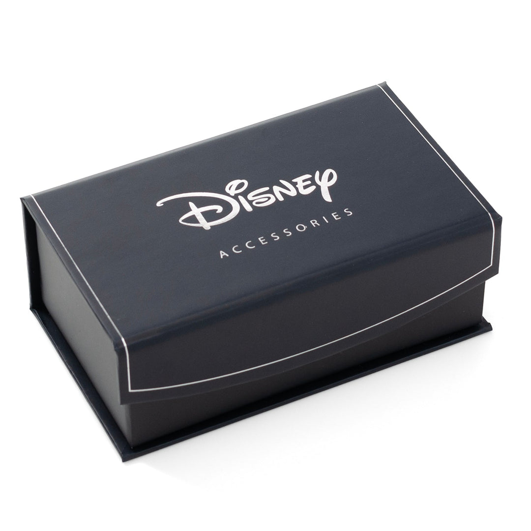 Rectangular dark blue Disney Mickey Mouse Silhouette 5-Stud Set gift box with the Disney Accessories logo printed in white on the lid.