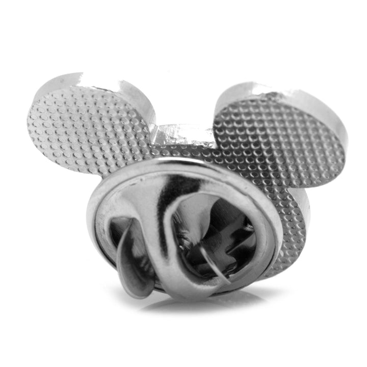 Textured Mickey Mouse lapel pin from the Disney Mickey and Friends Checkered Black Gift Set, featuring a butterfly clutch back.