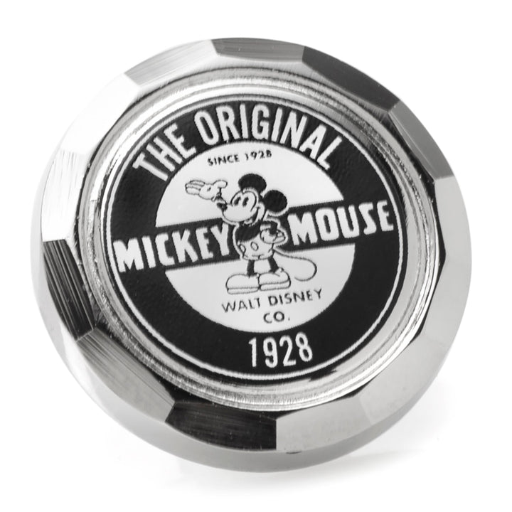 Disney Mickey Mouse Original Lapel Pin featuring a round metallic design with a vintage graphic including the text “The Original Mickey Mouse,” “Since 1928,” and “Walt Disney Co.”