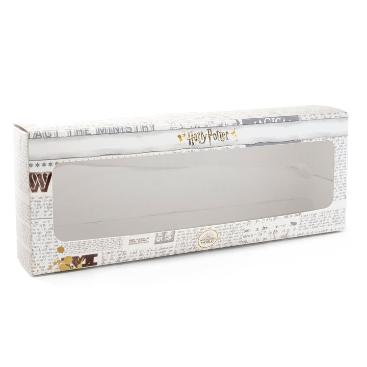 Harry Potter 3 Pack Sock Gift Set in a rectangular box with a transparent window, featuring printed headlines, text motifs, and Harry Potter socks.