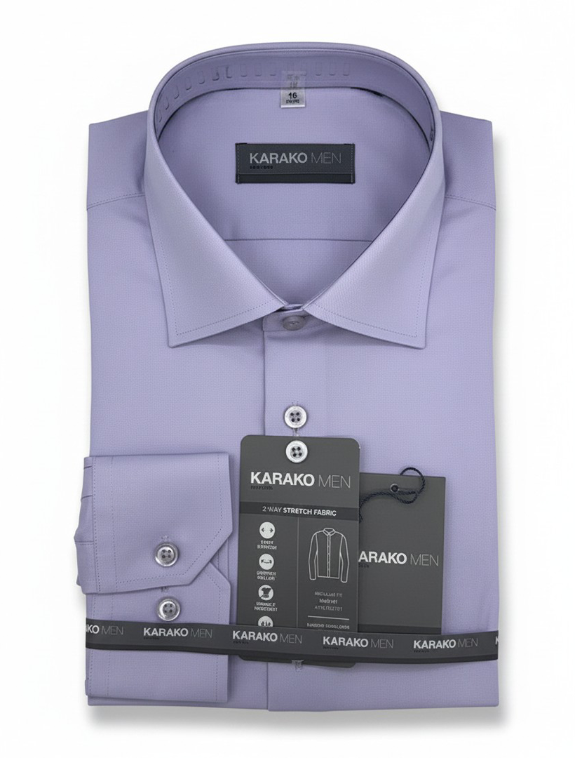 Karako Men Lavender Dress Shirt Modern / 20