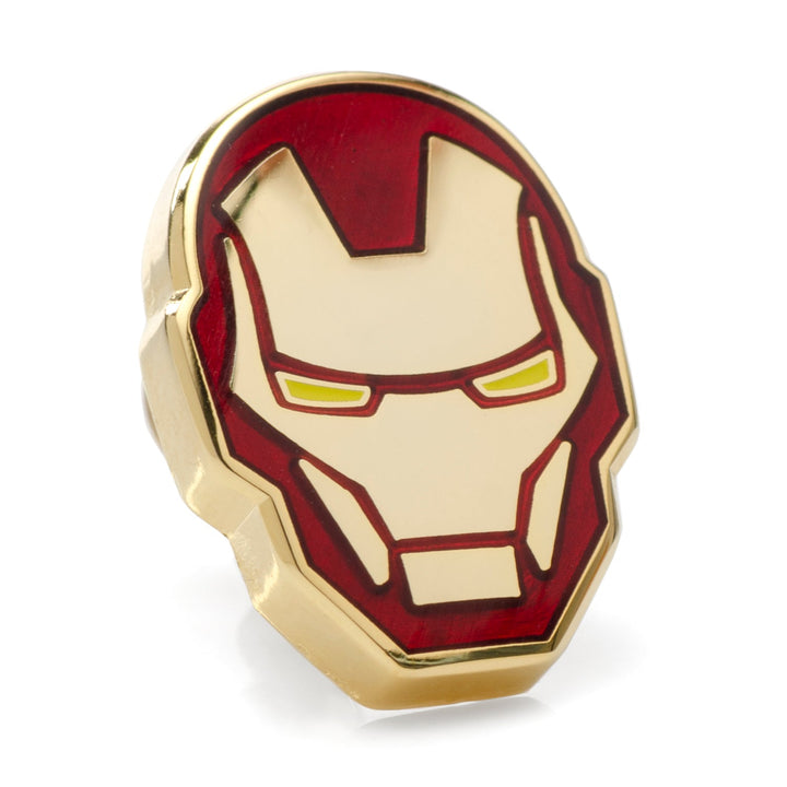 Gold and red Marvel Iron Man Helmet Lapel Pin.