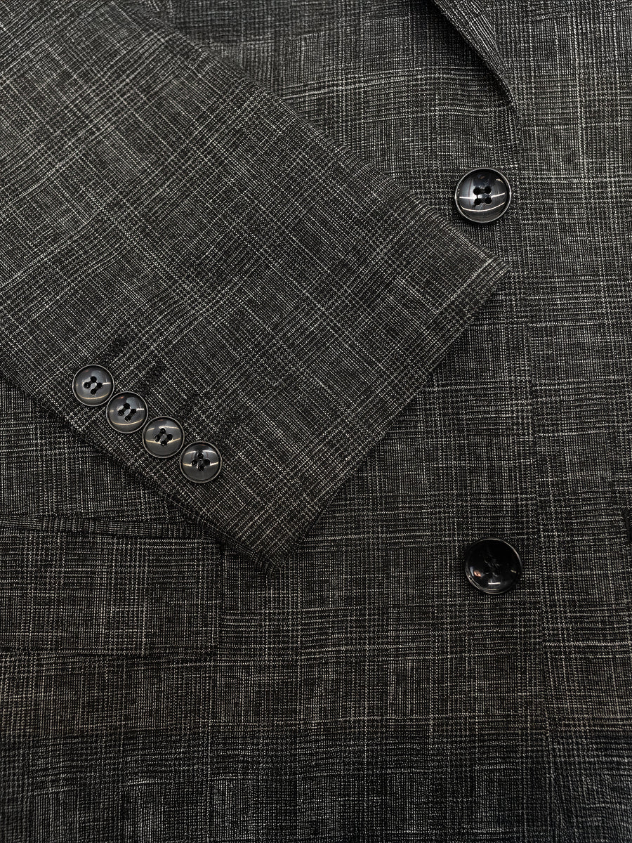 Black Men's Slim-Fit Suit Separates Vest by Karako Separates