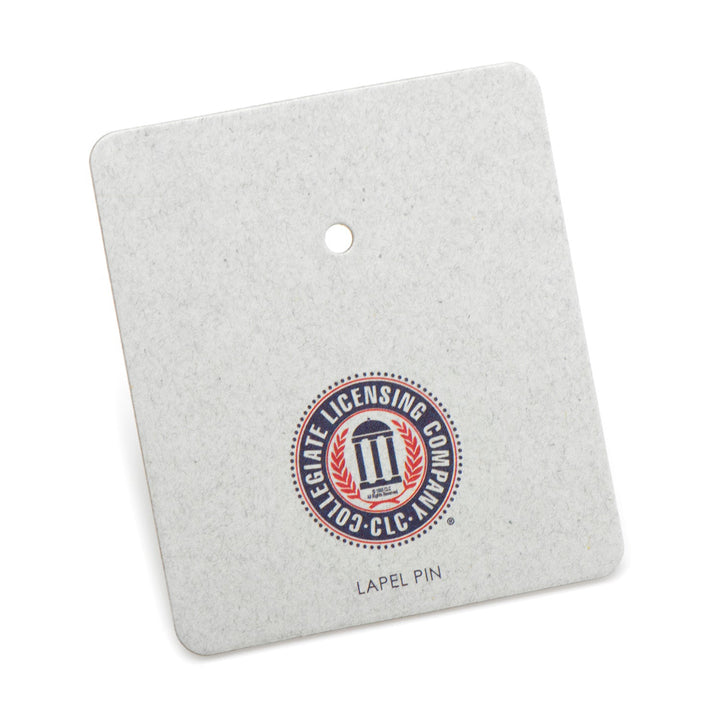 NCAA University of Central Florida Knights Lapel Pin attached to a Collegiate Licensing Company display card.
