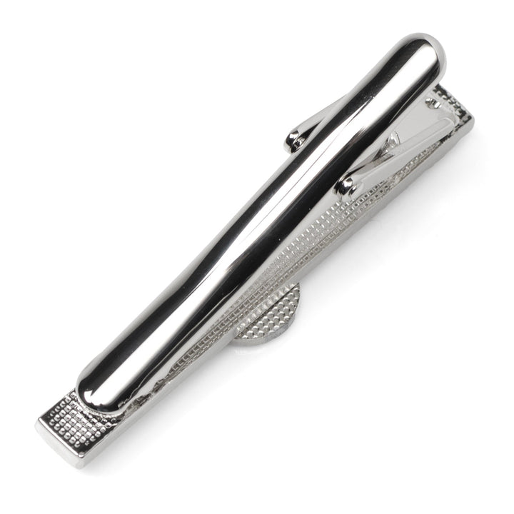 Silver-toned NFL Miami Dolphins Tie Clip featuring the team logo emblem.