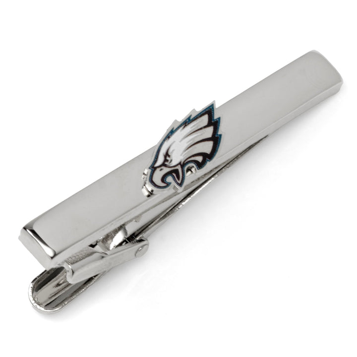Silver-toned NFL Philadelphia Eagles Tie Clip featuring the team logo.