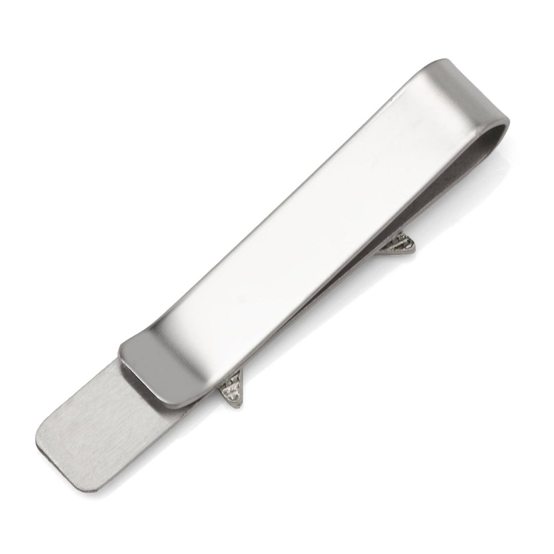 Silver NFL Los Angeles Chargers Tie Bar featuring the team’s bolt logo.