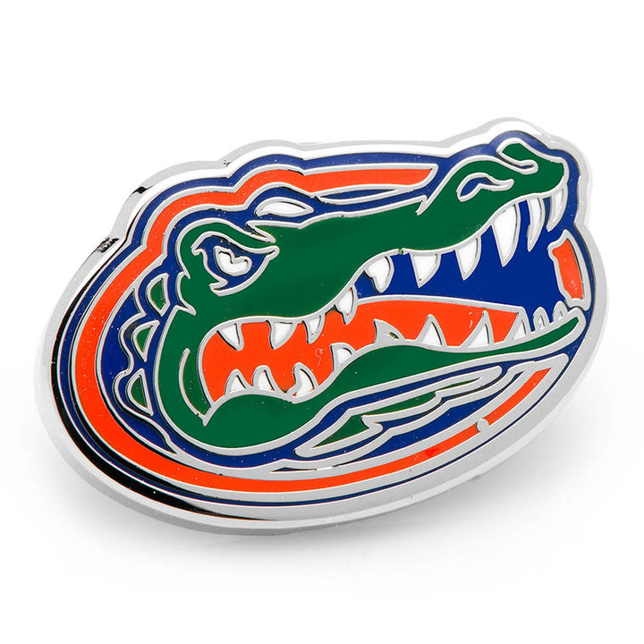 NCAA University of Florida Gators Lapel Pin featuring the team’s green, orange, and blue logo.