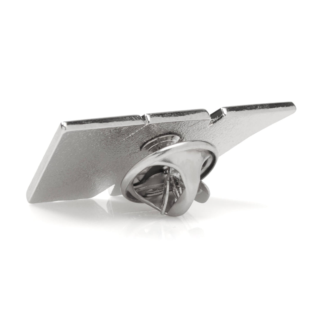 Back view of an NFL Washington Commanders Lapel Pin featuring a metallic butterfly clutch fastener.