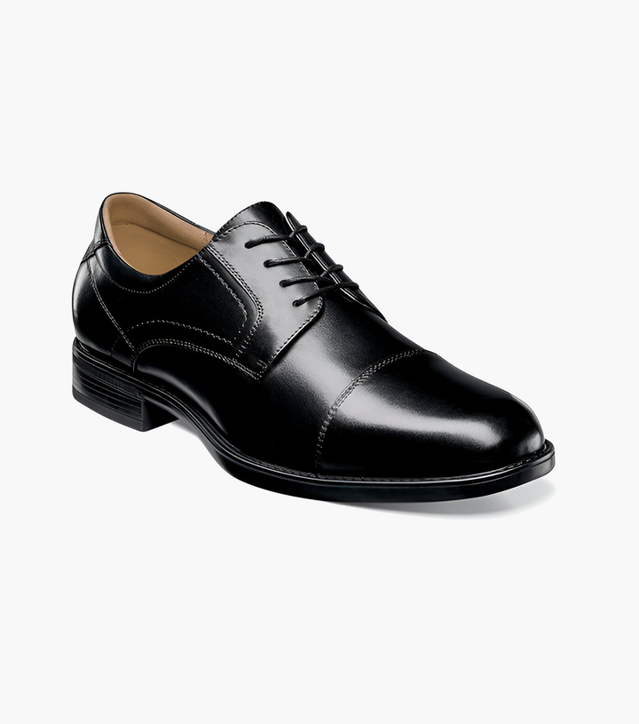 Part of the Florsheim Midtown Collection, these Florsheim Black Cap Toe Midtown Men&