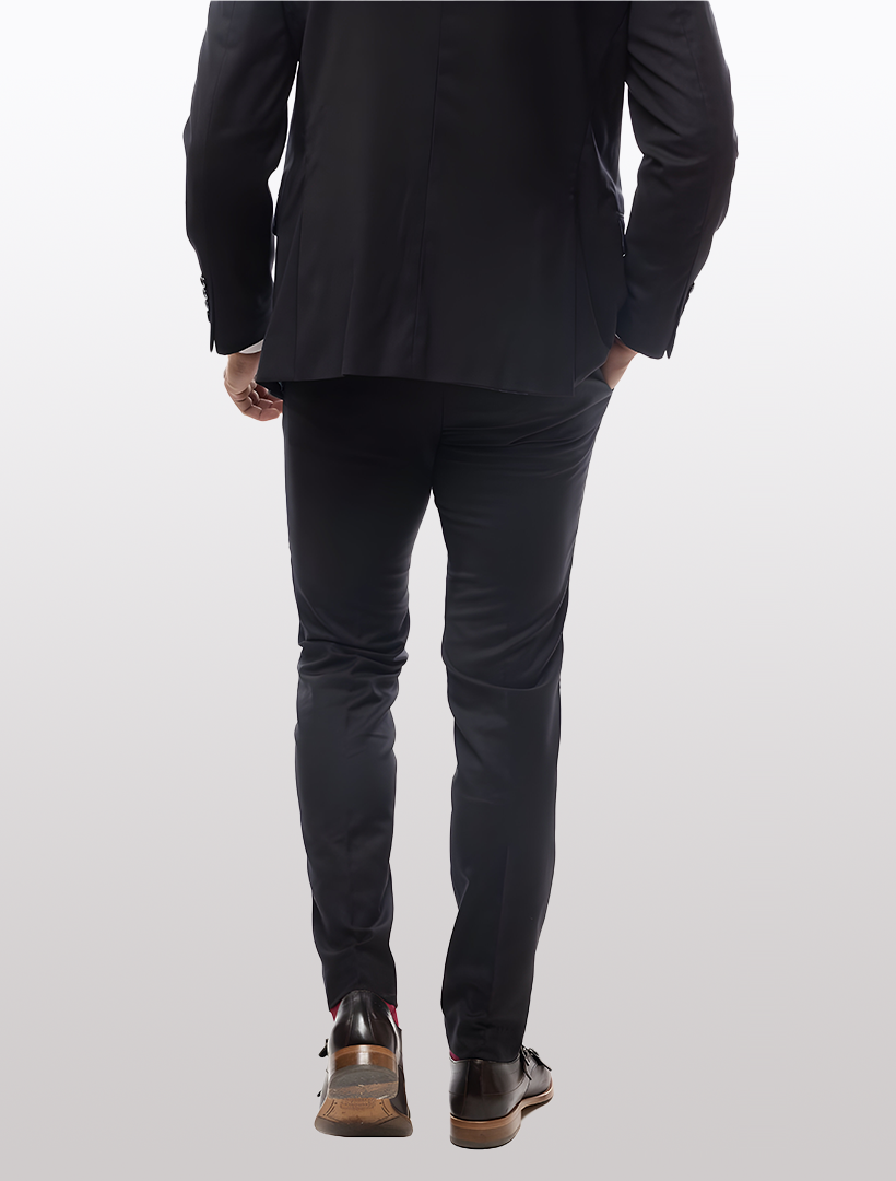 A man wears Karako Separate Black Men&