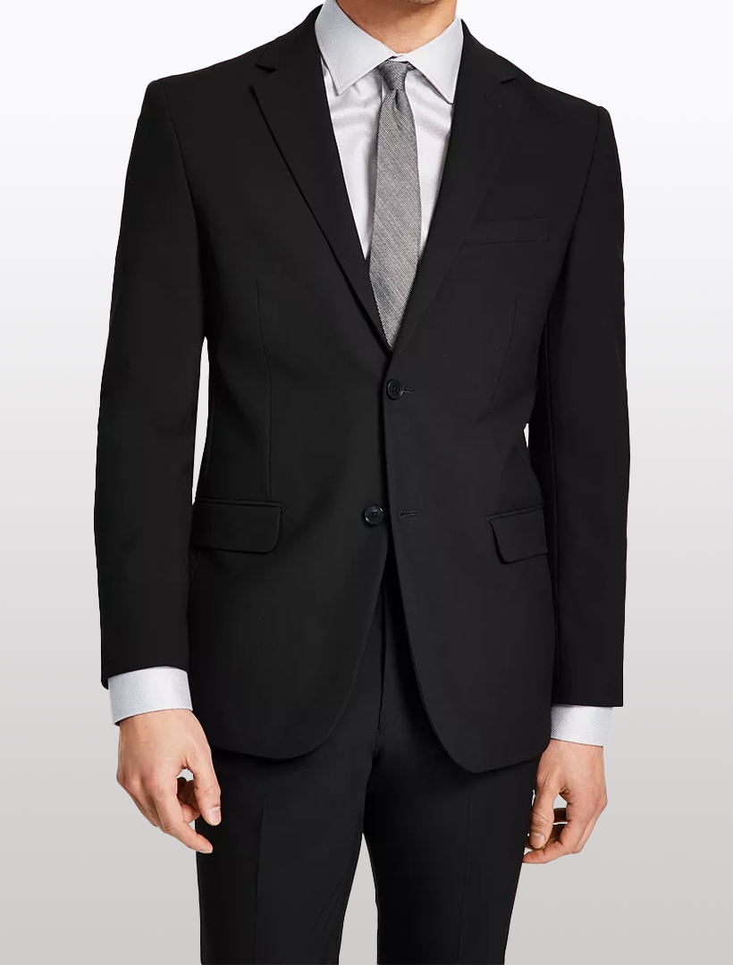 DKNY Men s Suit Black Modern Fit Stretch Suit Separates Jacket Karako Suits