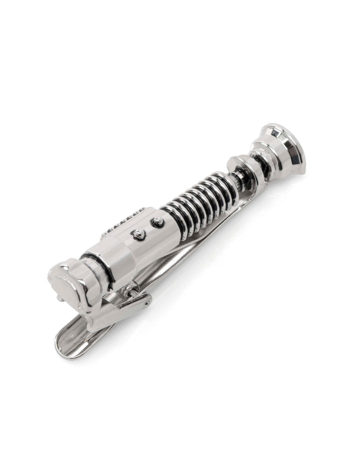 Star Wars Obi-Wan Kenobi Tie Clip featuring a silver-toned metal lightsaber hilt design.