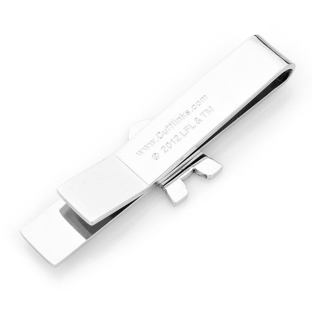 Silver-toned metal Star Wars R2-D2 Tie Bar shaped like the iconic astromech droid.
