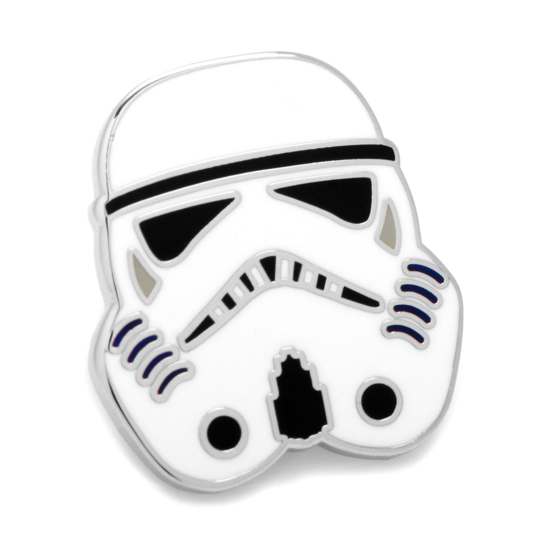 Star Wars Stormtrooper Lapel Pin featuring an enamel white Stormtrooper helmet.