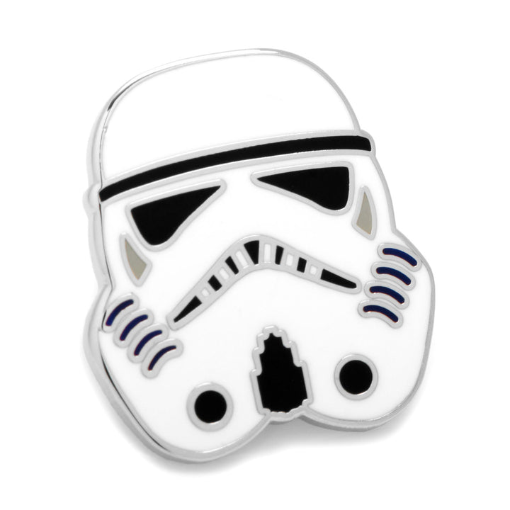 Star Wars Stormtrooper Lapel Pin featuring an enamel white Stormtrooper helmet.