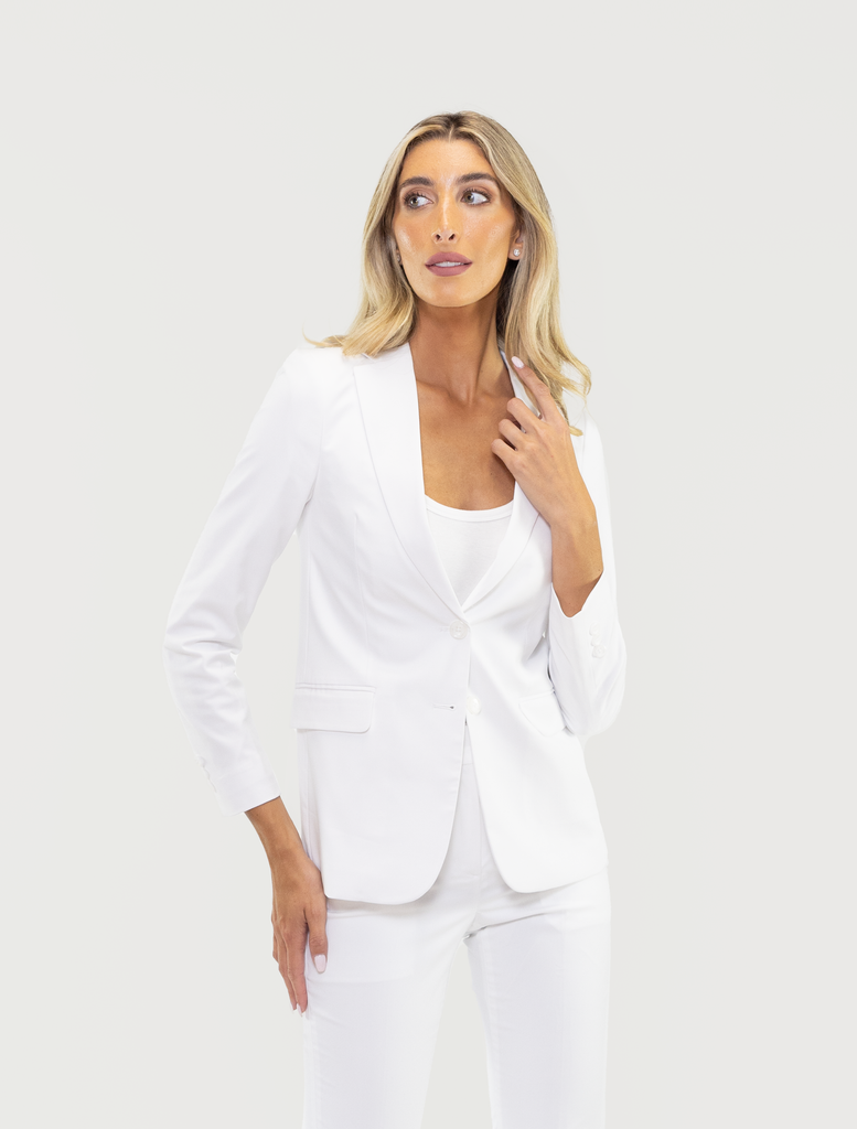 Women's White Suit Separates Jacket – Karako Suits - Main Image