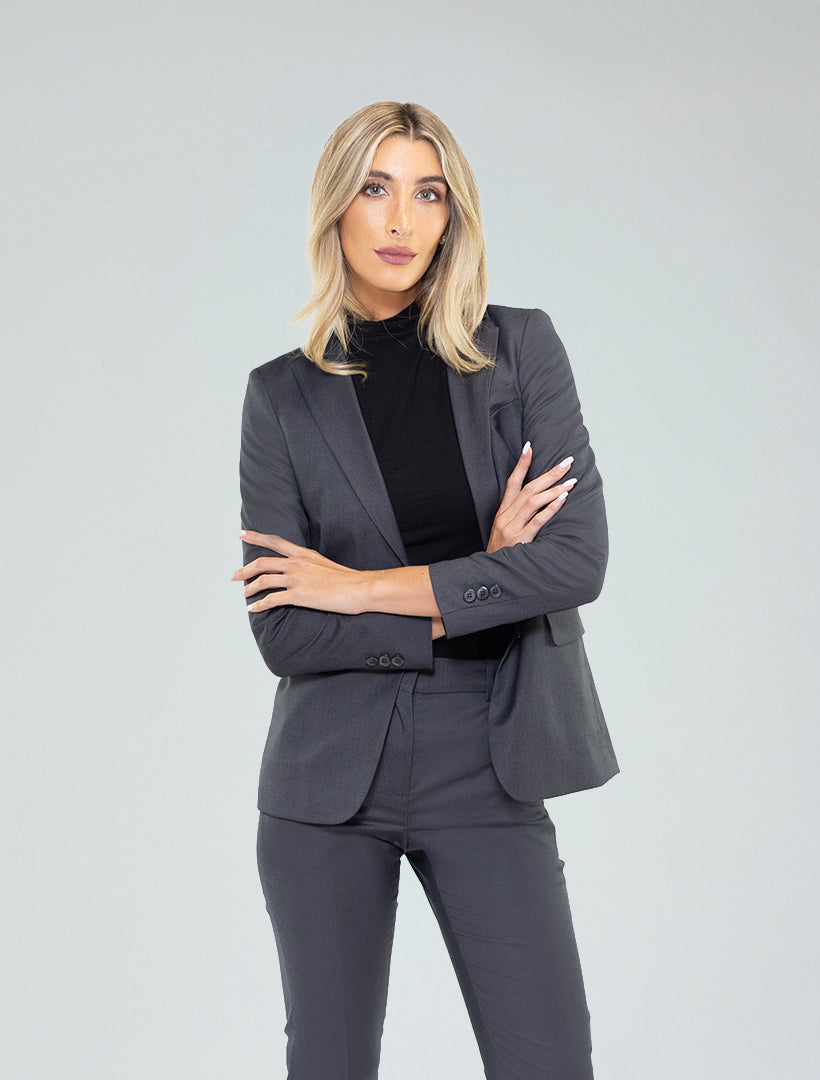 Women's Charcoal Grey Suit Separates Jacket