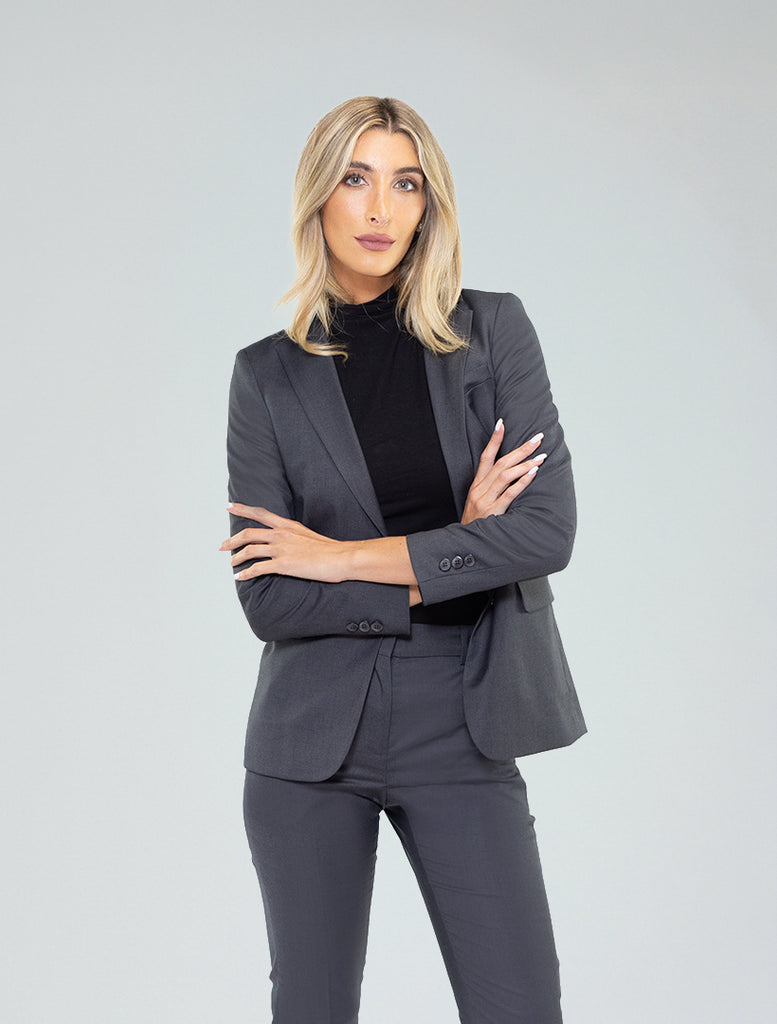 Women's Charcoal Grey Suit Separates Jacket