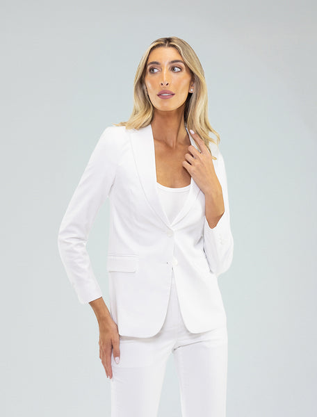 Women's White Suit Separates Jacket