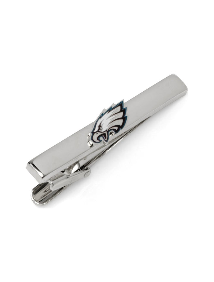 Silver-tone NFL Philadelphia Eagles Tie Clip featuring the team logo.