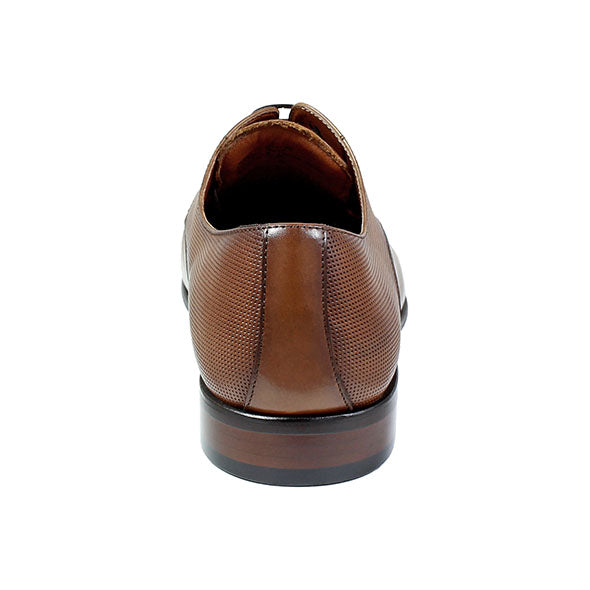 Cognac Cap Toe Oxford Leather Shoe - Very Comfortable Shoe
