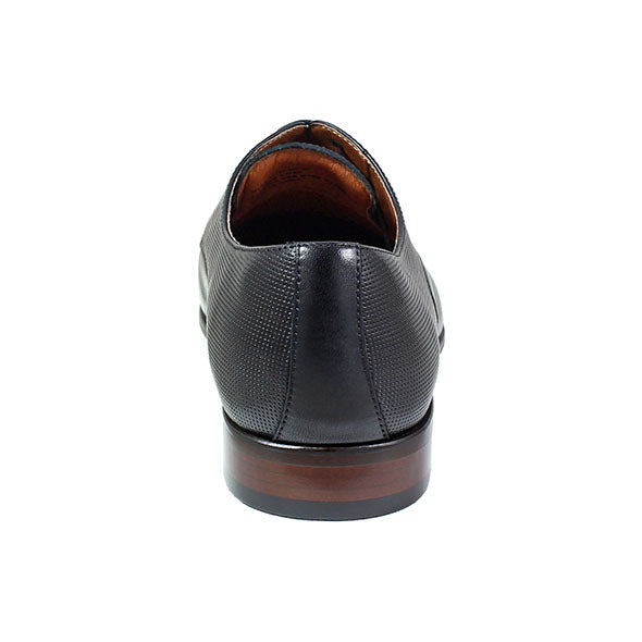 Black Cap Toe Oxford Leather Shoe - Very Comfortable Shoe
