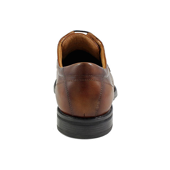 Cognac Midtown Cap Toe Oxford Leather Shoe - Very Comfortable Shoe with cushion