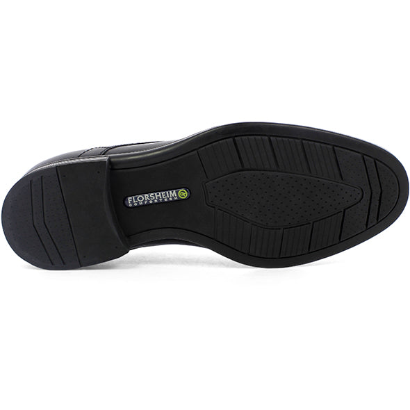 Black Moc Toe Midtown Slip On Shoe - Bottom