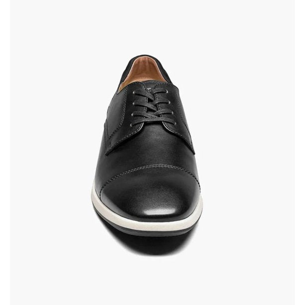 Florsheim Transit Cap Toe Oxford Black Shoe – Karako Suits display picture 1