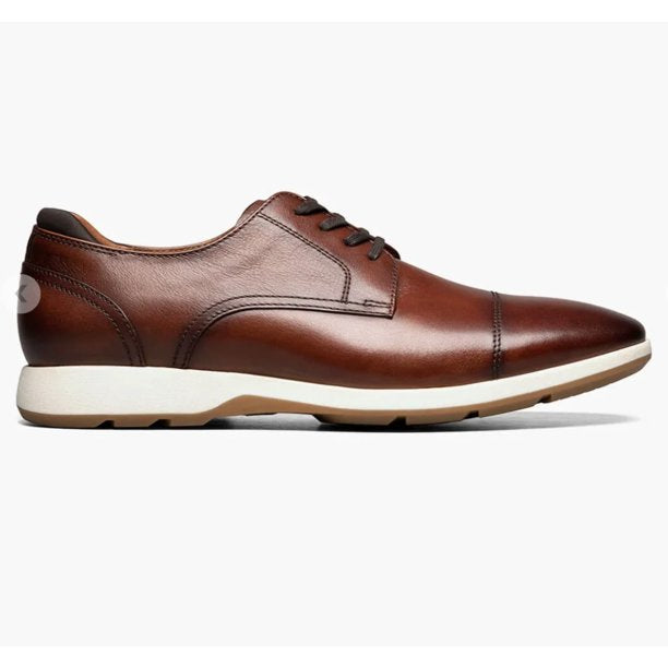 Florsheim Transit Cap Toe Oxford Cognac Shoe – Karako Suits display picture 1